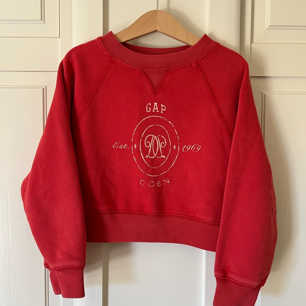 Gap x DOEN Girls Sweatshirt Red